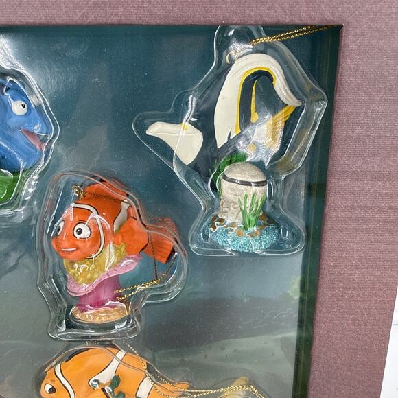 Disney Pixar Finding Nemo Storybook Ornament Set Complete 6pc set RARE RETIRED - Picture 4 of 12